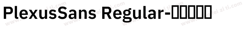 PlexusSans Regular字体转换